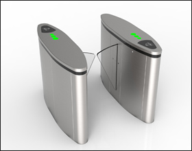 multi lane flap barrier